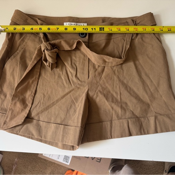 Trina Turk Women's Sun Tie Front Flowy Short Tan NWT - Picture 7 of 13